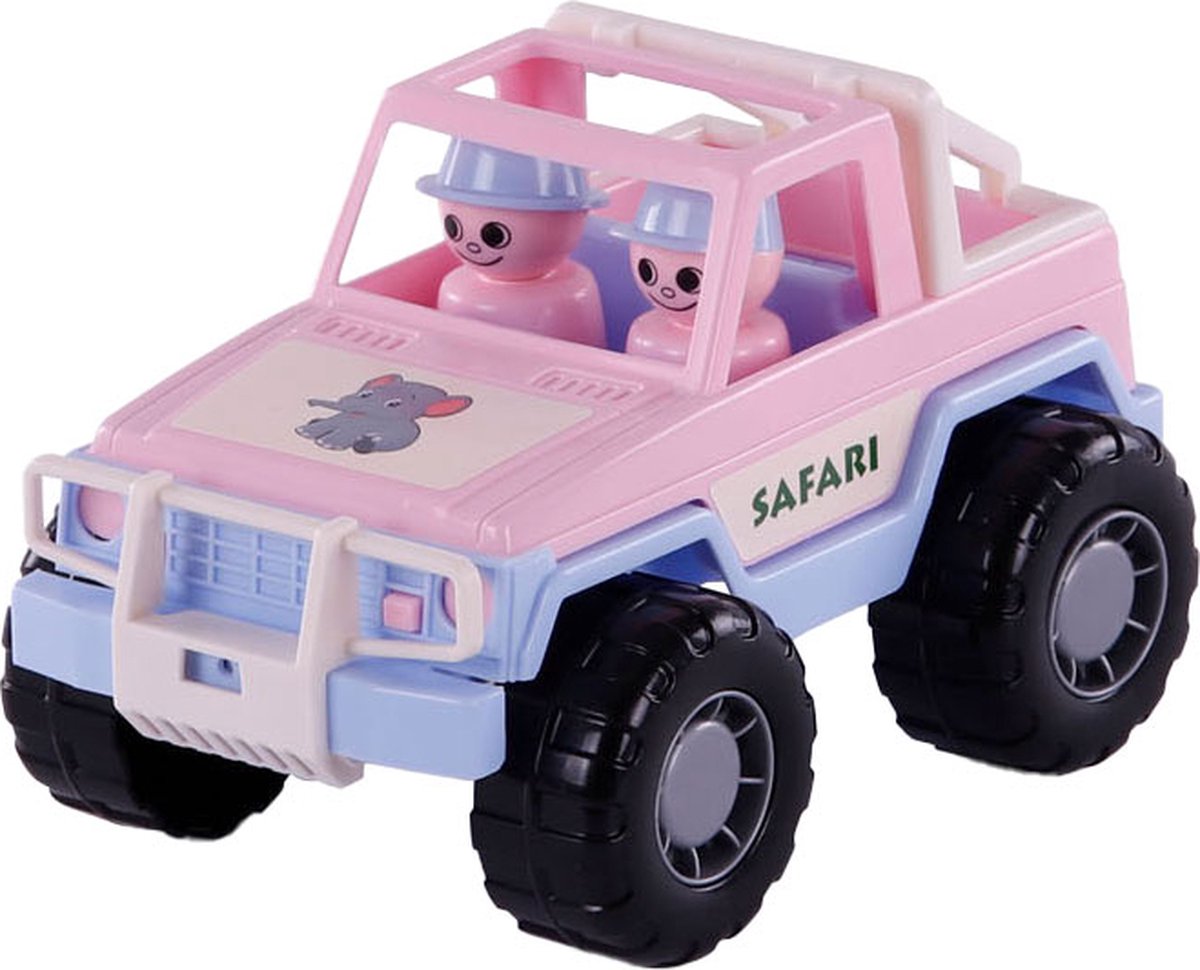 Cavallino Toys Cavallino Jeep Pink con 2 figure di gioco