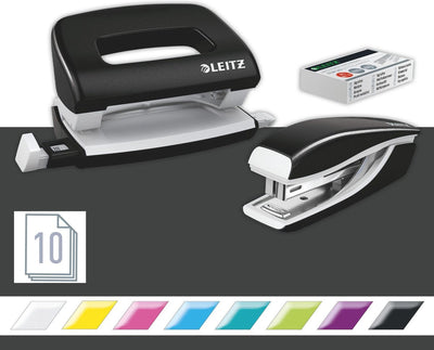 Cucitrice+perforatrice Leitz mini nexxt wow blist.bk