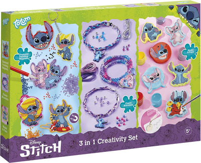 3in1 Diamond Painting, Making Bracelets and Play Play Craft Set