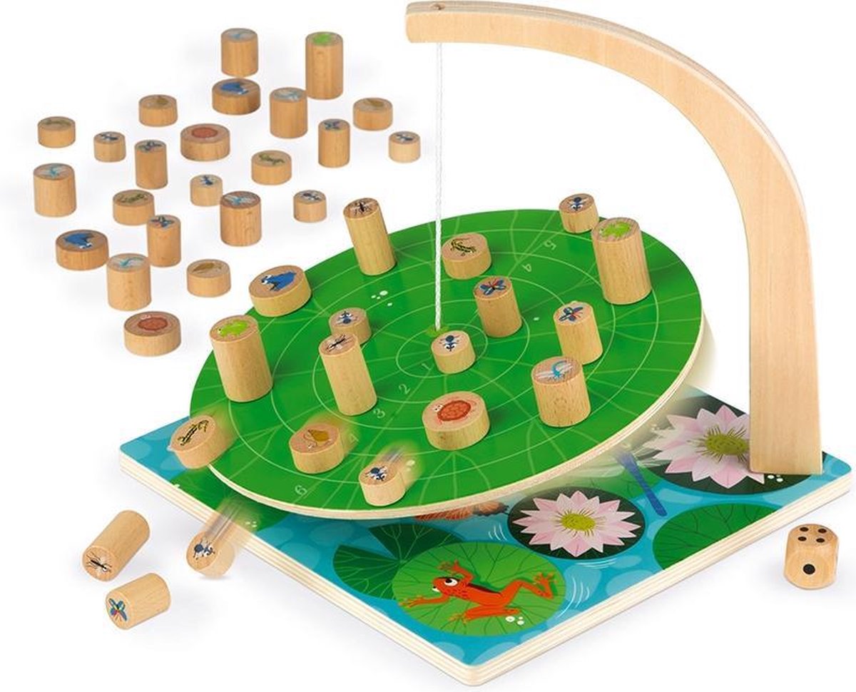 Janod - gioco - sfida delle ninfee - dadi