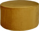 Woood sara puf bajo - terciopelo - ocre - 36x60x60