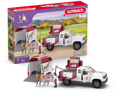 Schleich 42704 veterinario móvil con trailer
