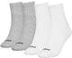 Calcetines de media altura Puma para mujer 4p corazón blanco gris