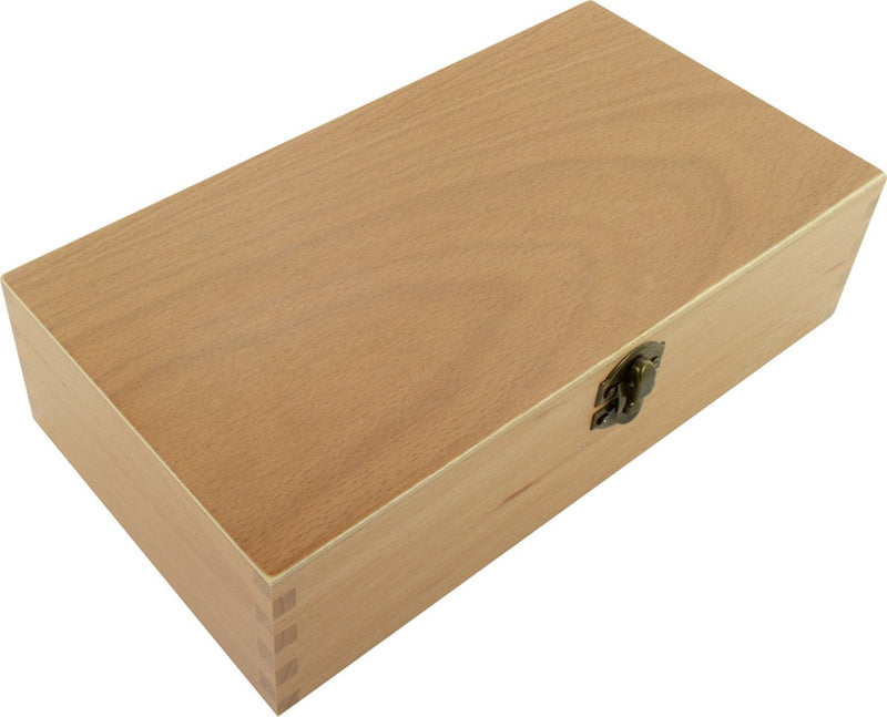 Kangaro tekendoos - 3-vaks - 25 x 14 x 6,5 cm - gelakt - k-0035d820