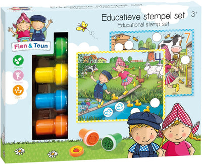 Set di francobolli educativi di Fien e Teun