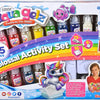 Simba aqua gelz colossal set, 13 flesjes kleurgel, elk 30ml, 16 mallen, 6x additief, vanaf 8 jaar - hobbypakket