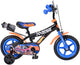 Volare hot wheels kinderfiets - jongens - mag wheels - 12 inch - zwart