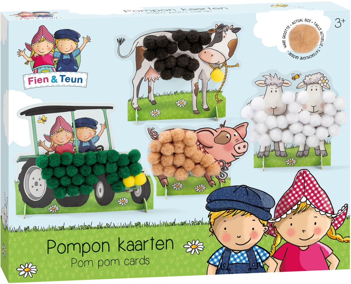 Giocattoli di bambolino fien teun pompon