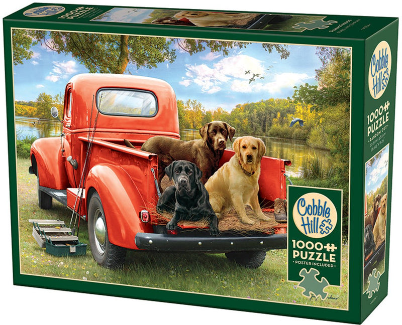 Puzzle Cobble Hill Amici Pescatori - 1000 pezzi di puzzle divertente.