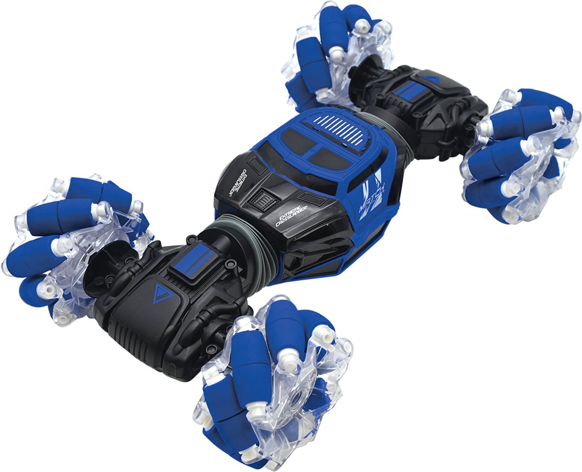 Lexibook extreme crosslander® oplaadbare stunt rc car met motion bediening, lights en music!