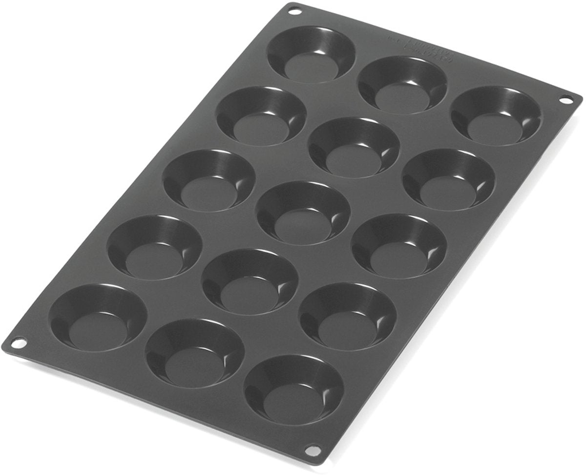 Teglia Lékué 15 tartelettes - silicone - nero