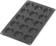 Teglia Lékué 15 tartelettes - silicone - nero