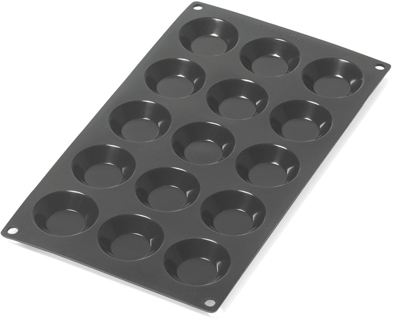 Teglia Lékué 15 tartelettes - silicone - nero