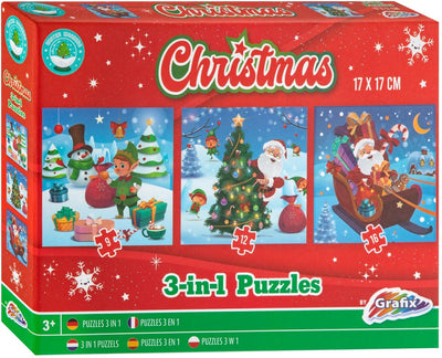 Rompecabezas de Navidad 3 en 1