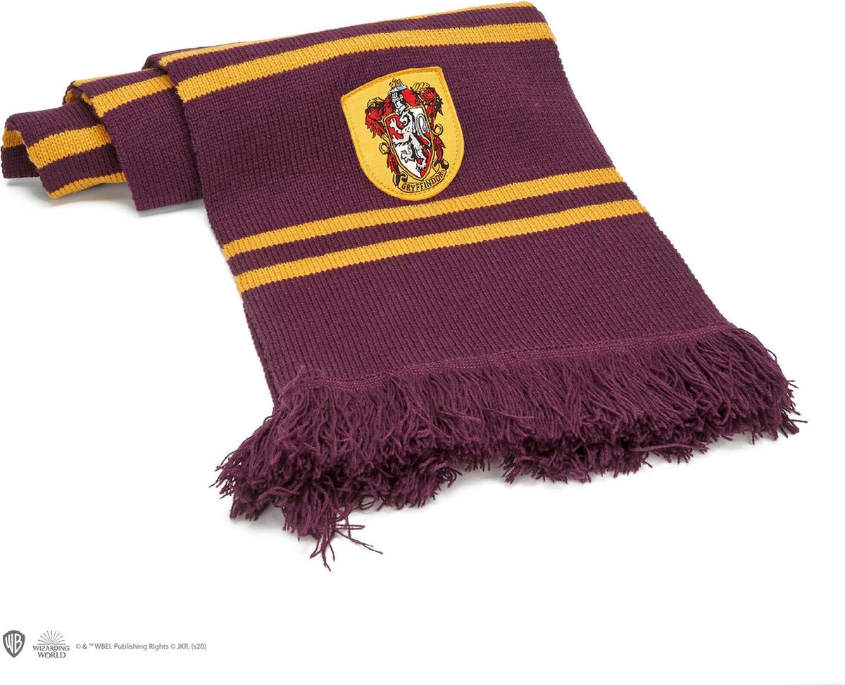 Cinereplicas Harry Potter - sciarpa della casa di Grifondoro - viola e oro