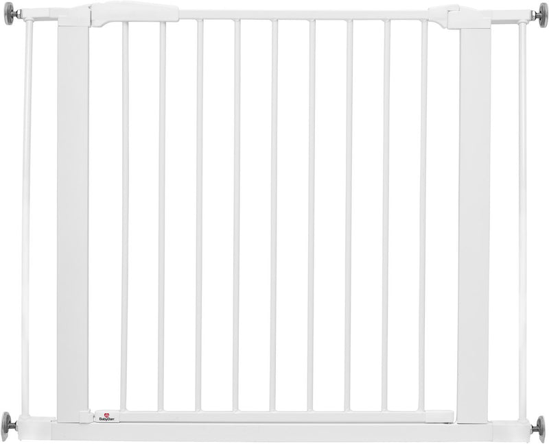 Babydan perfect close traphekje zonder boren - 77,3 - 97,1 cm - klembevestiging - wit