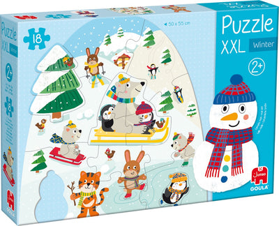 Goula jumbo puzzle xxl invernale - 18 pz.