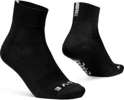 Gripgrab - calzini da ciclismo estivi leggeri SL ad alte prestazioni 1 paio di calzini da ciclismo coolmax taglio basso - nero - unisex - taglia L (44-47)