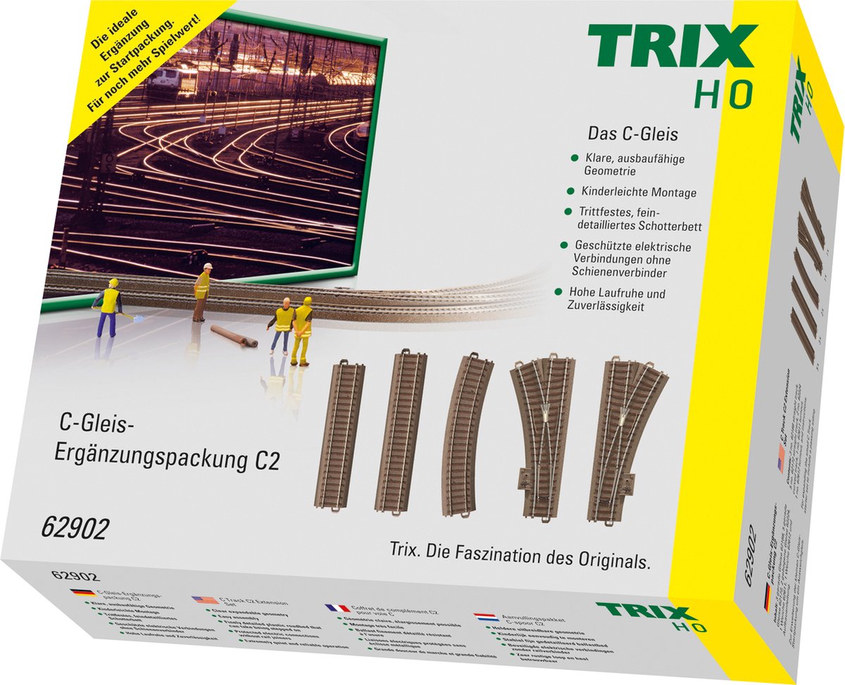 Trix h0 h0 trix c-rails t62903 extension set 1 piece(s)