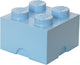 Stanza Copenhagen Lego Storage Brick 4 Blu chiaro