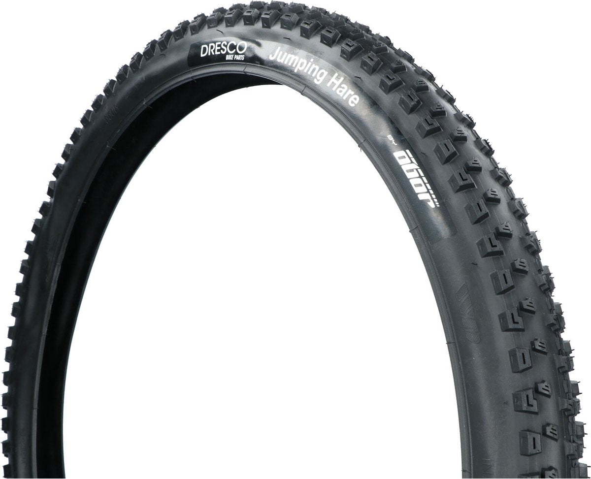Dresco outdoor tire jumping hare - tire size 27.5 x 2.25 - etrto size 57-584 - for atb mtb bicycles, among others - optimal grip in all weather conditions