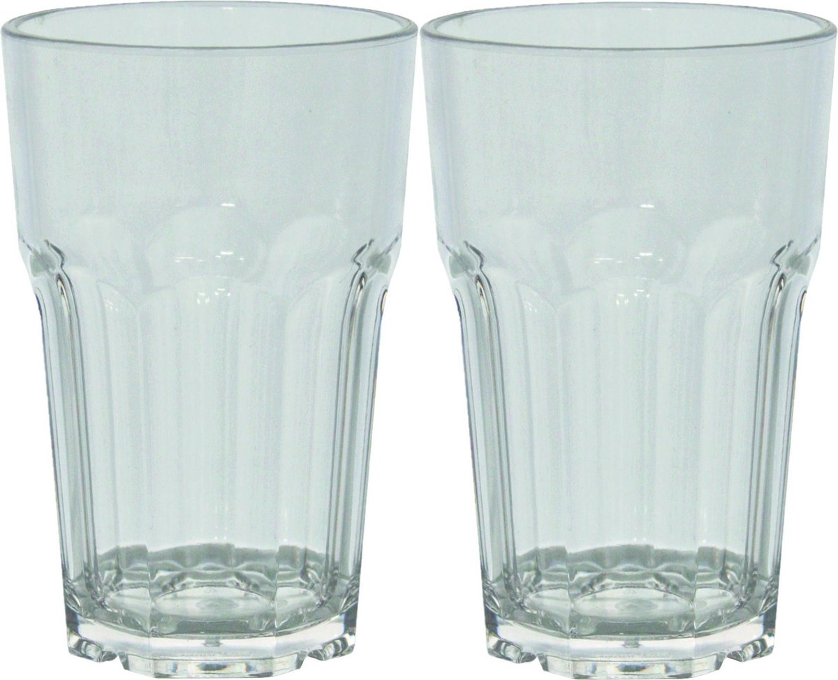 Eurotrail waterglas - 285 ml - 2 st. - transparant