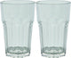 Eurotrail waterglas - 285 ml - 2 st. - transparant