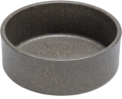 Designed by Lotte Noor dog food bowl - food bowl drinking bowl - dishwasher safe - bamboo - gray - 14 cm