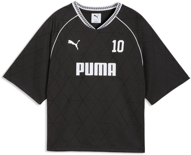 T-shirt Puma Sport Relaxed Jersey da donna - nera