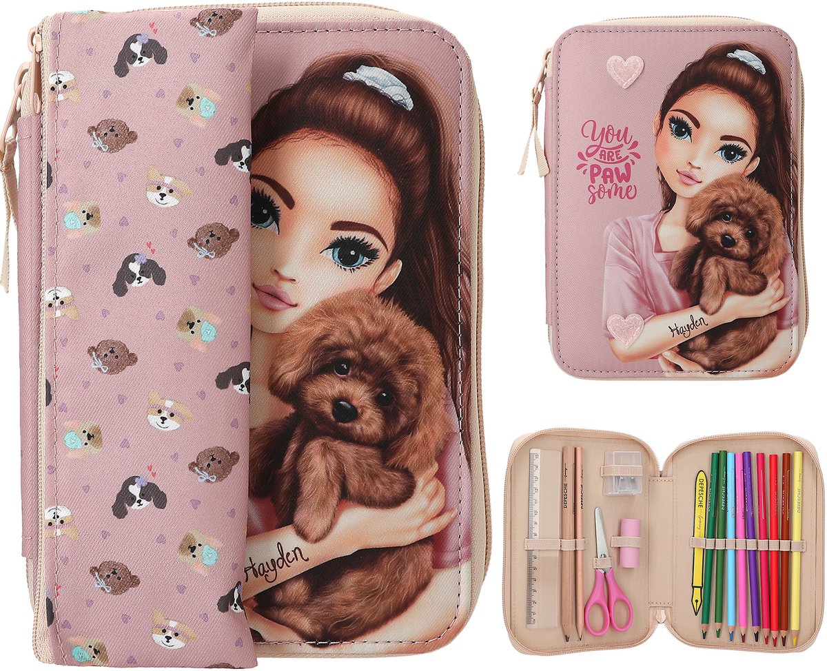 Depesche - estuche top model basic duo - gatito y perrito