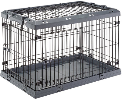 Ferplast superior dog crate gray - bench - 92x58x62 cm