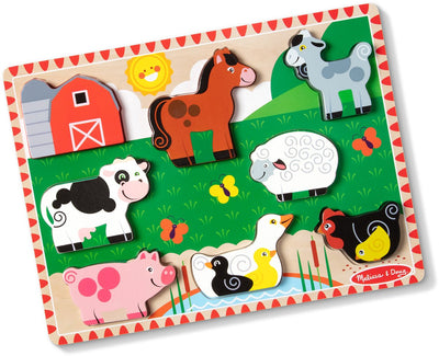 Melissa Doug – puzzle in legno – fattoria