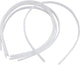 Creativ Company hair bands, B: 8 mm, white, 20 piece 1 box