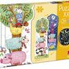 Puzzle reversible goula jumbo xxl granja día y noche, 27 uds.
