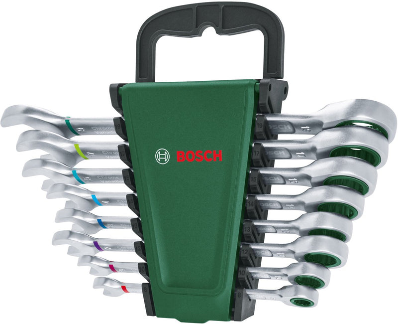 Chiave combinata Bosch - Set da 8 pezzi - Chiave combinata a cricchetto