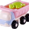 Cavallino Toys Cavallino Beach Kiepwagen con 4 forme di sabbia rosa