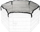 Rete di copertura Beeztees - Recinto per conigli - 6x60 cm