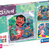 Puzzle clementoni puzzle Super Color Square Stitch, 3x48st.