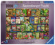 Libri di giardino vintage per puzzle Ravensburger, 1000st.