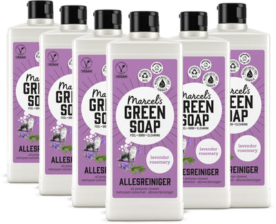 Marcel's green soap allesreiniger - lavendel rozemarijn - 6 x 750ml