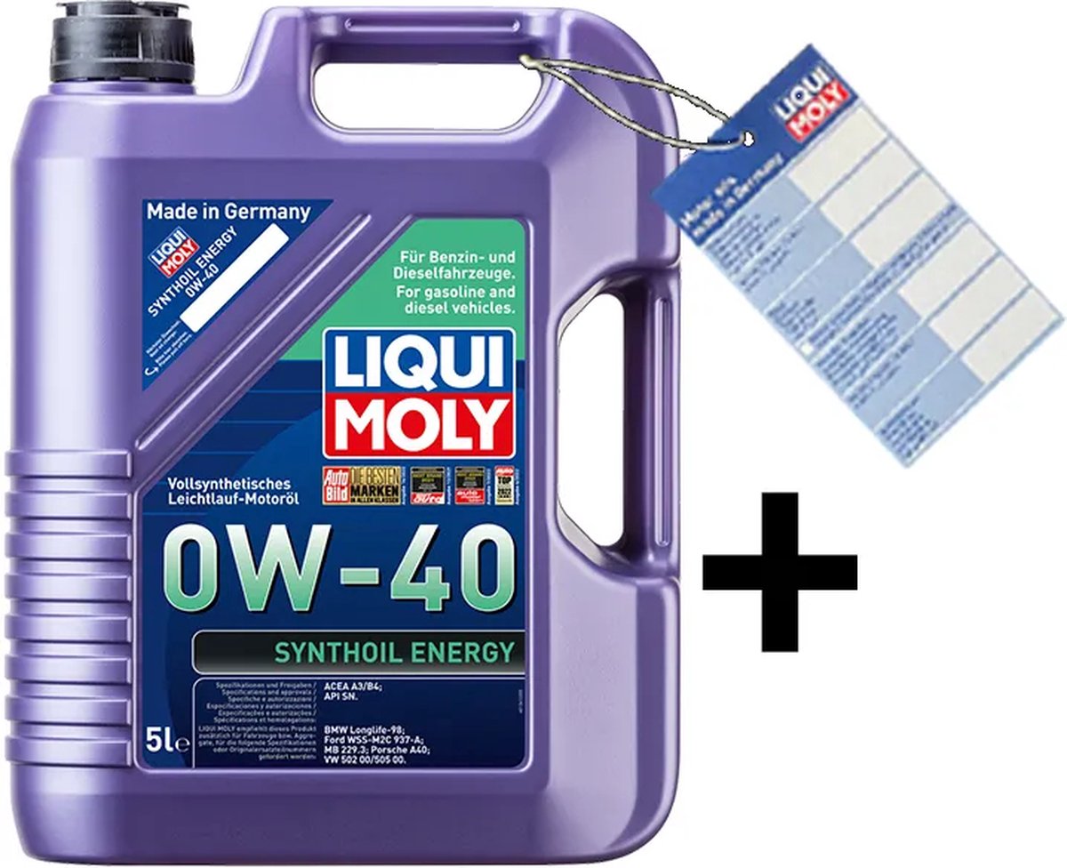 Liqui moly luce aria energia (21223) 0w40 - 5l