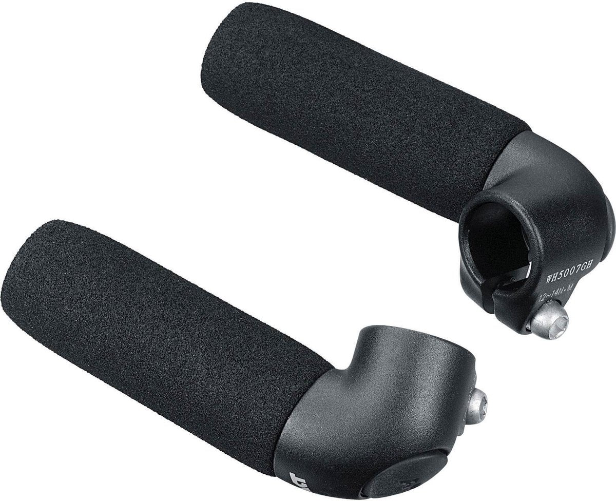Primero de barra de barra EVO Tamaño S Negro de aluminio no ajustable