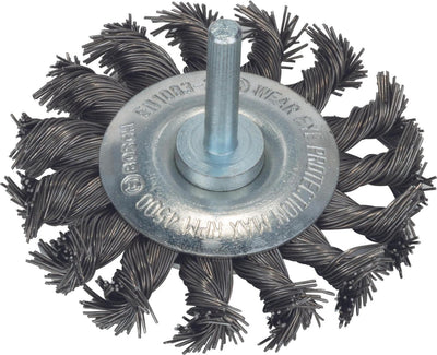 Bosch 6mm schijfborstel 75 vlecht 0.5 staal