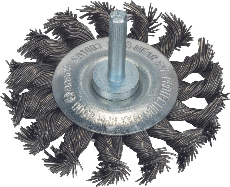 Cepillo disco bosch 6mm 75 trenza 0.5 acero