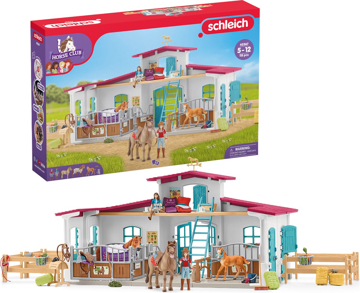 Schleich horse club manege met accessoires 42567