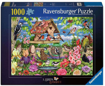 Ravensburger jigsaw puzzle the bird table - 1000 pcs.