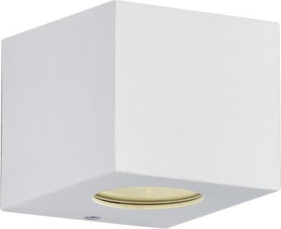 Rl live your light reality cordoba - wandlamp - wit mat - incl. 2x smd 2 w - - buitenverlichting - ip44
