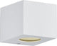 Rl live your light reality cordoba - wandlamp - wit mat - incl. 2x smd 2 w - - buitenverlichting - ip44