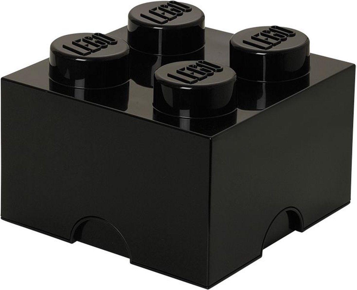 Stanza Copenhagen Lego Storage Brick 4 Black