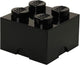 Stanza Copenhagen Lego Storage Brick 4 Black